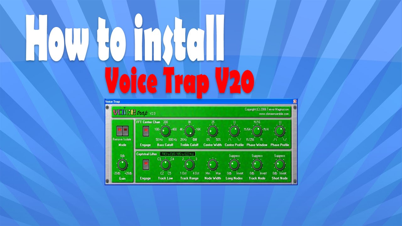Download Serial Number Voice Trap 2.0